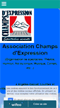 Mobile Screenshot of festival-champs-d-expression.com